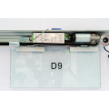 Factory hot sale D9 Dunker Motor Double Glass Electric Door System Sensor Automatic Door